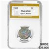 Image 1 : 1913 Buffalo Nickel PGA MS68 Type 1 Monster
