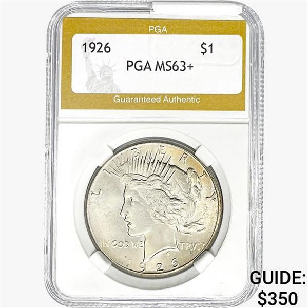 1926 Silver Peace Dollar PGA MS63+