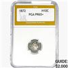 Image 1 : 1872 Seated Liberty Half Dime PGA PR65+