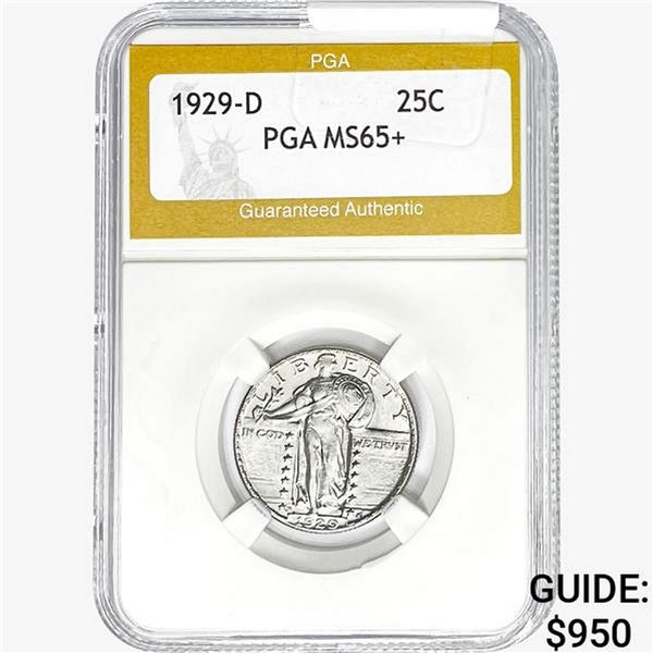 1929-D Standing Liberty Quarter PGA MS65+