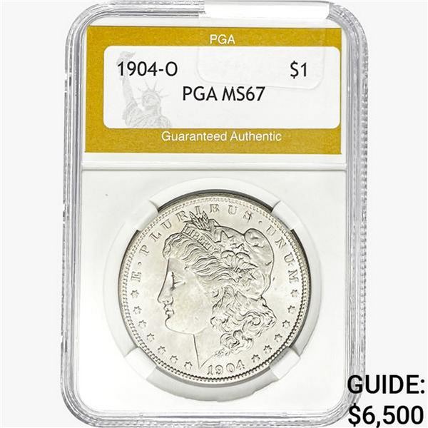 1904-O Morgan Silver Dollar PGA MS67