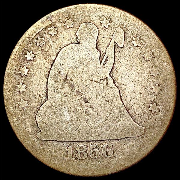 1856-O Seated Liberty Quarter NICELY CIRCULATED