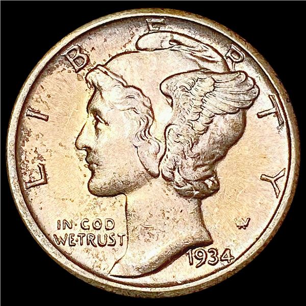 1934 FSB Mercury Dime CHOICE BU