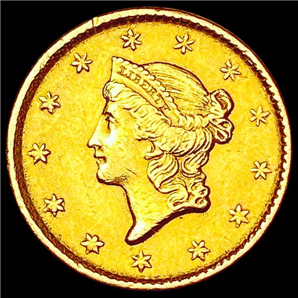 1851 Rare Gold Dollar CLOSELY UNCIRCULATED