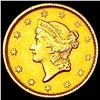 Image 1 : 1851 Rare Gold Dollar CLOSELY UNCIRCULATED