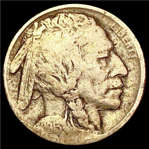 1913-S Ty1 Buffalo Nickel CLOSELY UNCIRCULATED