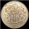 Image 1 : 1867 No Rays Shield Nickel CHOICE AU