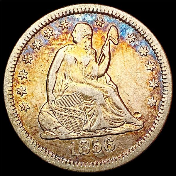 1856-O Seated Liberty Quarter CLOSELY UNCIRCULATED