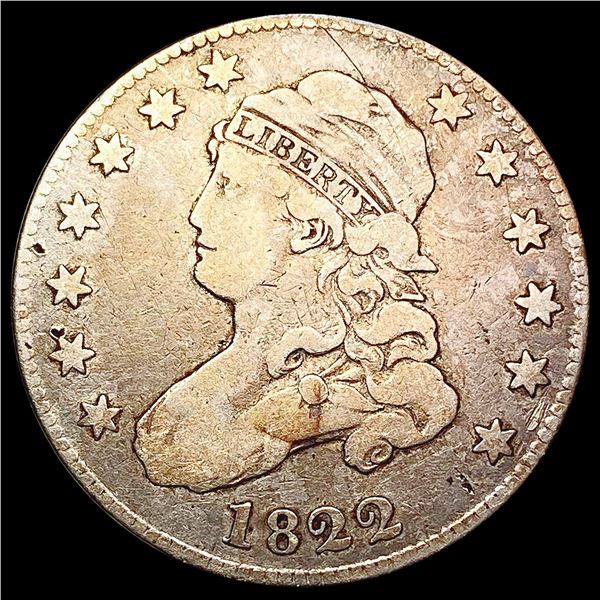 1822 Capped Bust Quarter NICELY CIRCULATED