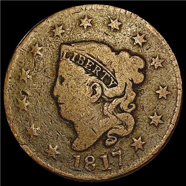 1817 Coronet Head Large Cent NICELY CIRCULATED