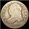 Image 1 : 1824 Capped Bust Dime NICELY CIRCULATED