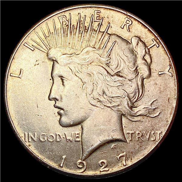 1927 Silver Peace Dollar CHOICE AU