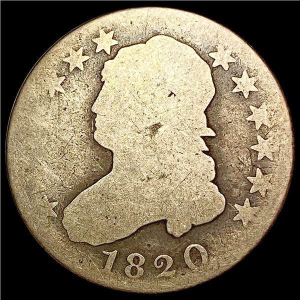 1820 Capped Bust Quarter NICELY CIRCULATED