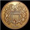 Image 1 : 1864 Lg Motto Two Cent Piece CLOSELY UNCIRCULATED