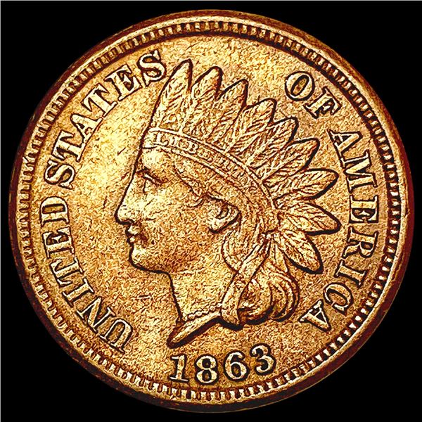 1863 Indian Head Cent CLOSELY UNCIRCULATED