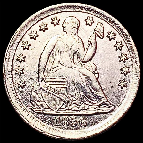 1856 Seated Liberty Half Dime CLOSELY UNCIRCULATED