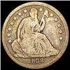 Image 1 : 1838 Letters and Stars Seated Liberty Dime NICELY CIRCULATED
