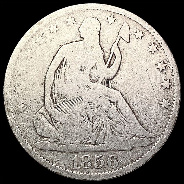 1856 Seated Liberty Half Dollar NICELY CIRCULATED