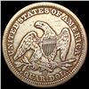 Image 2 : 1858-O Seated Liberty Quarter NICELY CIRCULATED