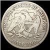 Image 2 : 1874 Arrows Seated Liberty Half Dollar NICELY CIRCULATED