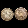 Image 2 : [2] 1908-O&1909-S Barber Quarter HIGH GRADE