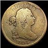 Image 1 : 1804 Crosslet 4 Draped Bust Half Cent NICELY CIRCULATED