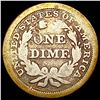 Image 2 : 1856 Sm Date Seated Liberty Dime NICELY CIRCULATED
