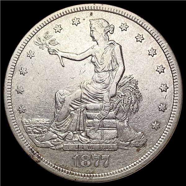 1877-S Silver Trade Dollar CLOSELY UNCIRCULATED
