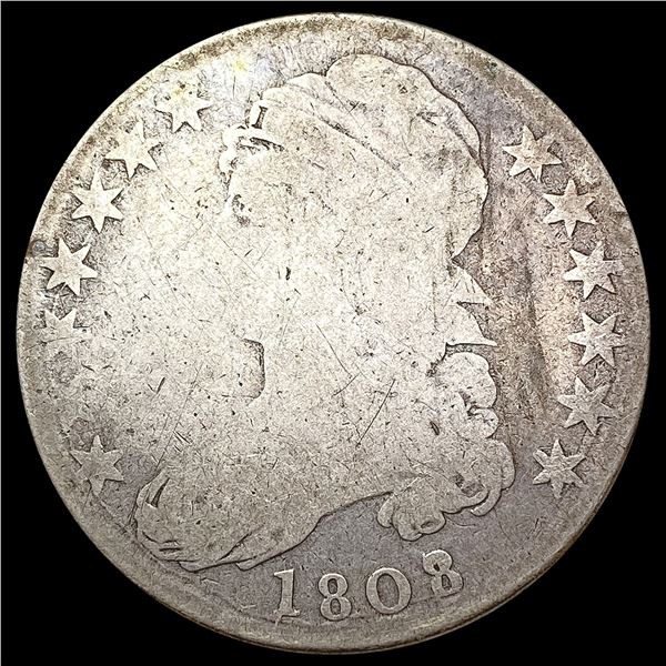 1808/7 0101A Capped Bust Half Dollar NICELY CIRCULATED