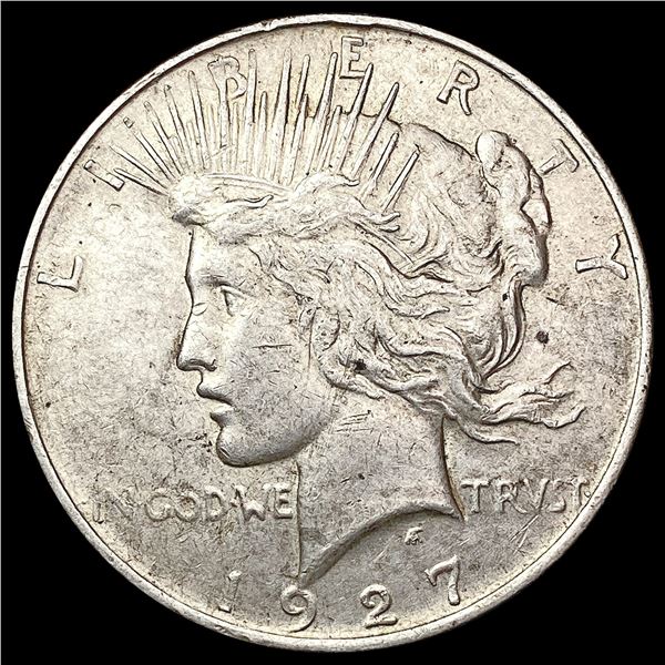 1927 D Silver Peace Dollar CLOSELY UNCIRCULATED