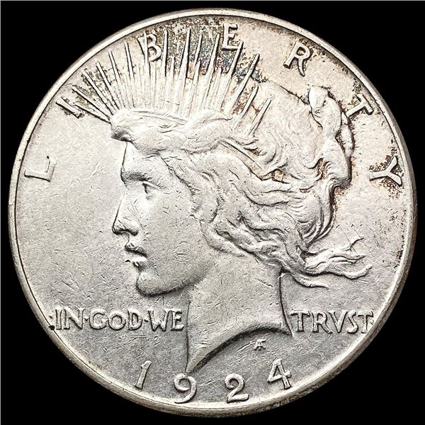 1924 S Silver Peace Dollar CLOSELY UNCIRCULATED