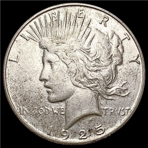 1925 S Silver Peace Dollar CLOSELY UNCIRCULATED
