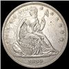 Image 1 : 1839 W/Drapery Seated Liberty Half Dollar CLOSELY UNCIRCULATED