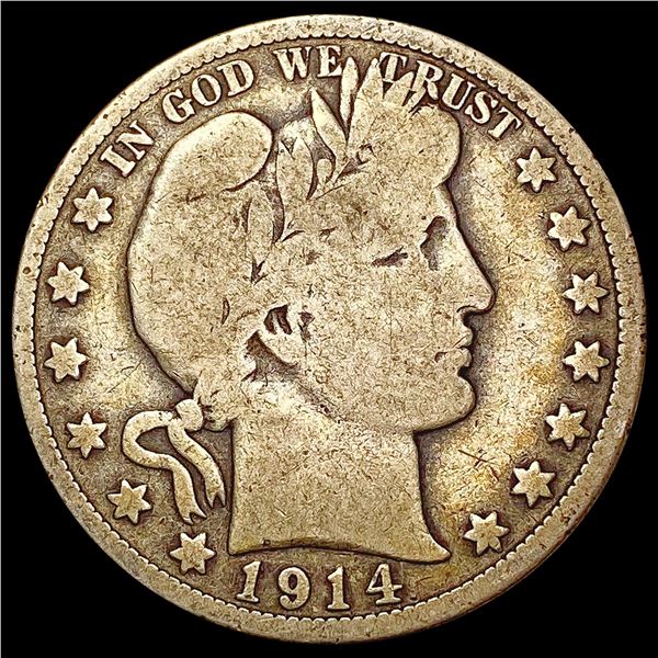 1914 Barber Half Dollar NICELY CIRCULATED