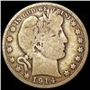 Image 1 : 1914 Barber Half Dollar NICELY CIRCULATED
