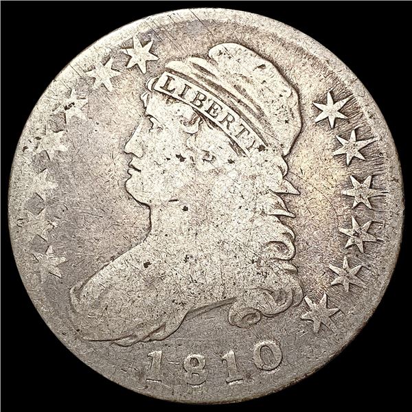 1810 Capped Bust Half Dollar NICELY CIRCULATED