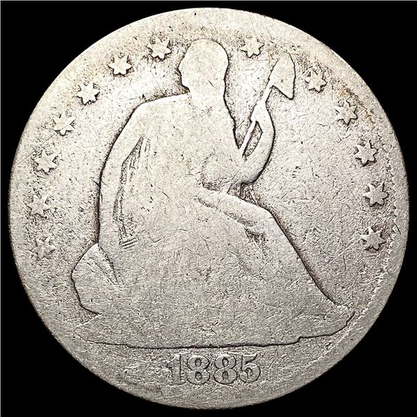 1885 Seated Liberty Half Dollar NICELY CIRCULATED