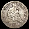Image 1 : 1851 Seated Liberty Quarter NICELY CIRCULATED