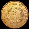 Image 2 : 1864 Two Cent Piece NEARLY UNCIRCULATED