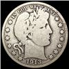 Image 1 : 1913 Barber Half Dollar NICELY CIRCULATED