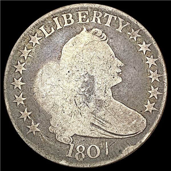 1807 Draped Bust Half Dollar NICELY CIRCULATED