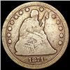 Image 1 : 1871 Seated Liberty Quarter NICELY CIRCULATED