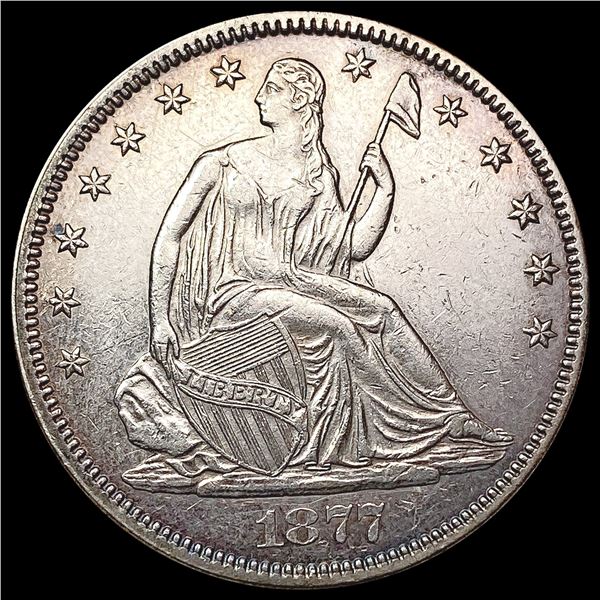 1877 Seated Liberty Half Dollar UNCIRCULATED