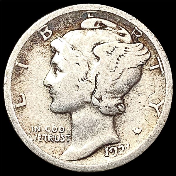 1921 Mercury Dime LIGHTLY CIRCULATED
