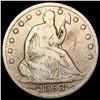 Image 1 : 1853 Arrows and Rays Seated Liberty Half Dollar NICELY CIRCULATED