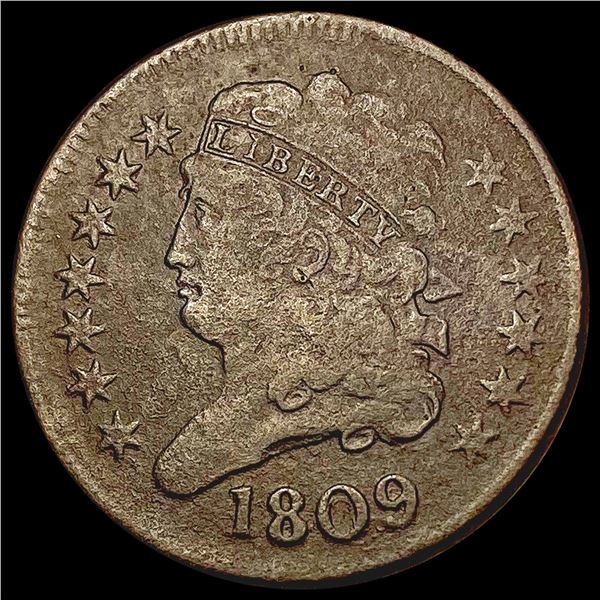1809 Classic Head Half Cent CLOSELY UNCIRCULATED