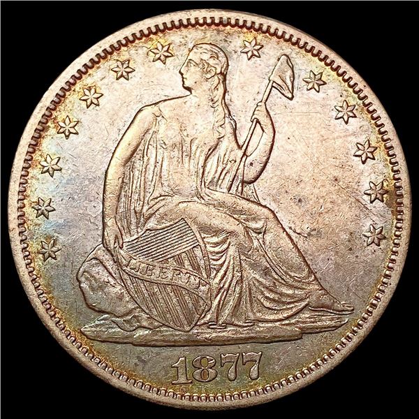 1877-S Seated Liberty Half Dollar CLOSELY UNCIRCULATED