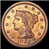 Image 1 : 1855 Braided Hair Large Cent CLOSELY UNCIRCULATED