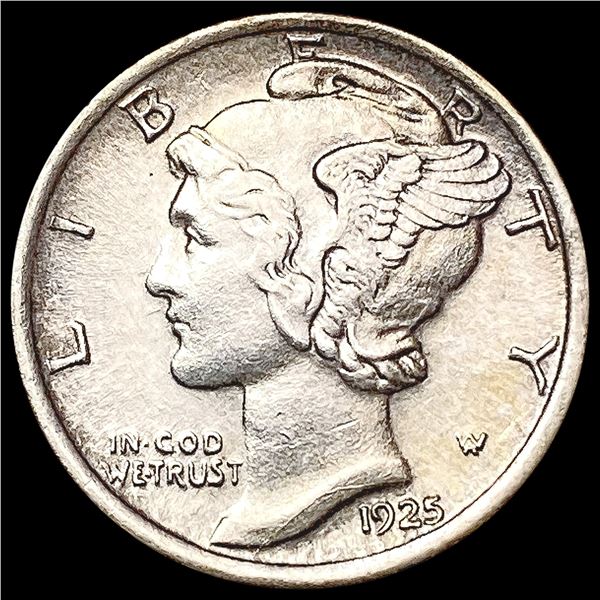 1925-D Mercury Dime CLOSELY UNCIRCULATED