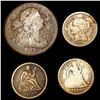 Image 1 : [4] 1801-1890-S Assorted US Type Coins HIGH GRADE